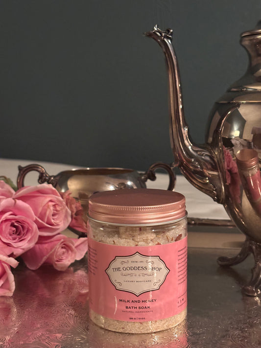 Milk & Honey Bath Soak, Nefertiti’s Ancient Beauty Bath, self care