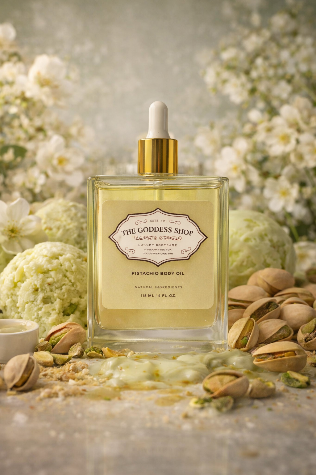 Pistachio Body Oil | Fragrance | Gourmand | Praline