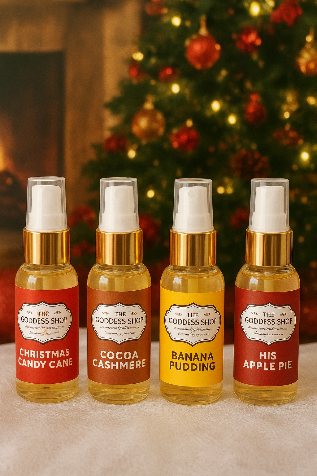 body oils for Christmas gifts