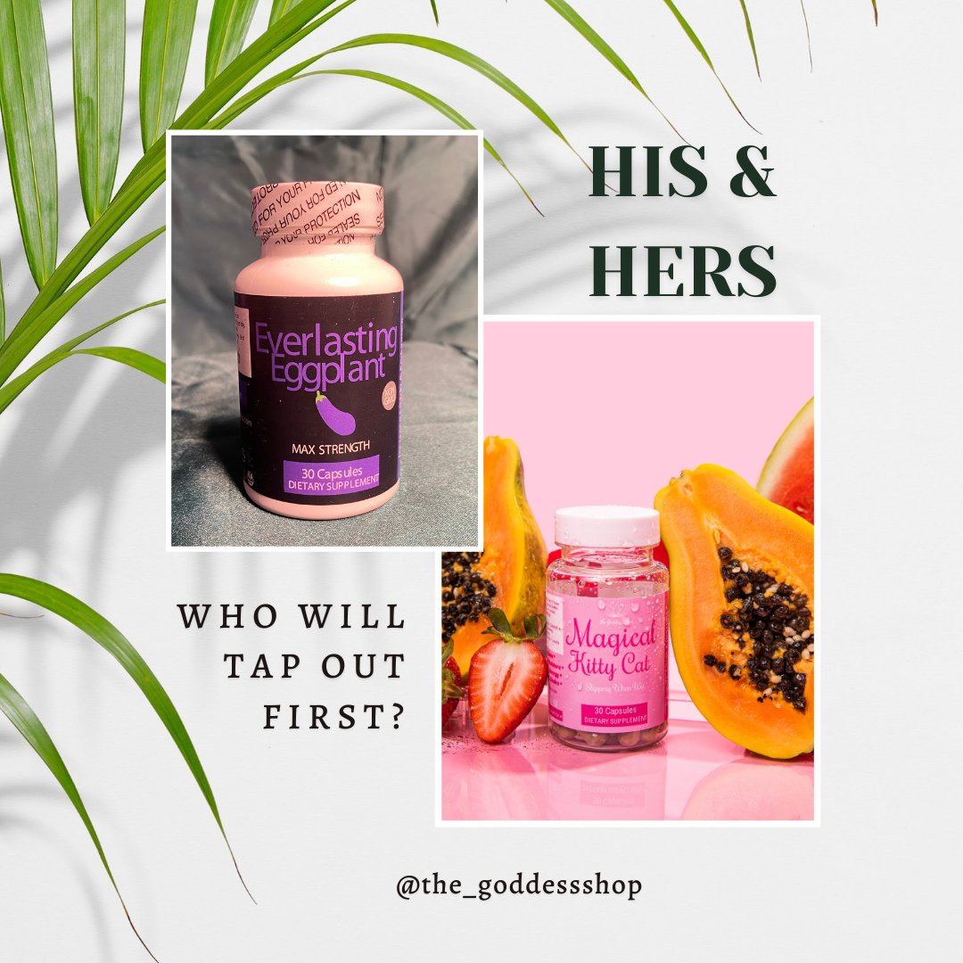 His and Hers Desire and Libido Combo | Intimacy Supplement - The Goddess Shop Co